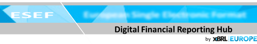 Digital Financial Reporting Hub by XBRL Europe